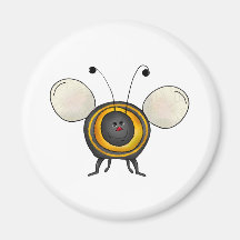 Backyard Buggies · Smiling Bee Magnets