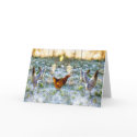 backyard chicken art photography greeting card