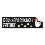 Backyard Chicken Farmer bumper stickers