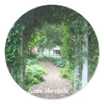 Backyard Wedding - Save the Date Sticker