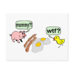 Bacon And Eggs Nightmare Postcards
