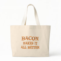Bacon Tote Bags