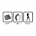 Bacon Beer Bitches t-shirts