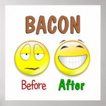 Bacon Before After Print