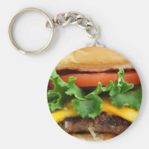 Bacon Cheeseburger Keychain
