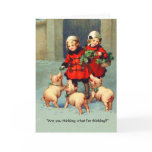 Bacon Christmas Card