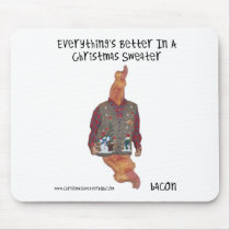 Bacon Christmas Sweater-ized