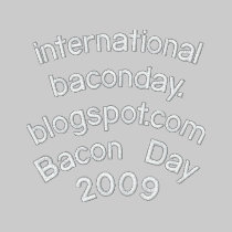 Bacon Day 2009 embroidered shirts