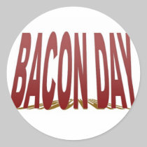 Bacon Day Stickers stickers
