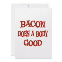 Bacon Does Good Invitation
