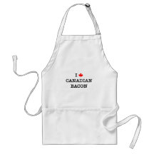 Bacon I Love Canadian Aprons
