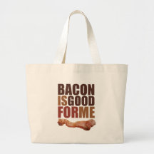 Bacon is Good for Me Canvas Bags