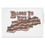 Bacon Is Life Card