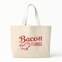bacon - it's whats for dinner tote bag