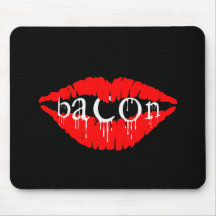 Bacon Lips Mouse Pad