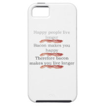 Bacon Logic with Bacon Case For The iPhone 5