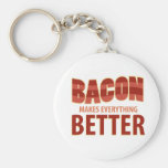 Bacon Makes Everything Better Key Chains