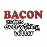 bacon makes everything better t-shirts