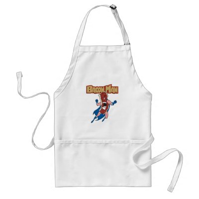 Bacon Man Apron by tshirtdart