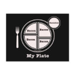 Bacon My Plate Postcard