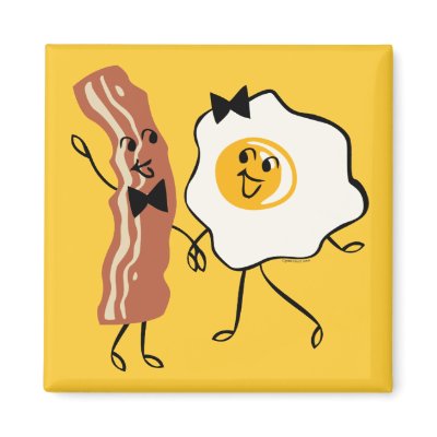 Bacon 'N Egg Lover Magnet by pinkinkart