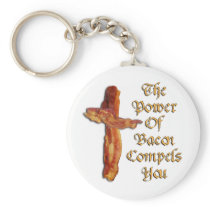 Bacon Power Key Chains