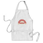 Bacon rainbow apron
