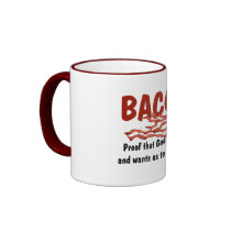 Bacon T-shirts and Gifts. Coffee Mugs
