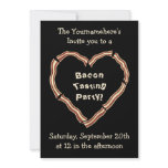 Bacon tasting party custom announcements