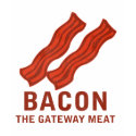 Bacon, The Gateway Meat t-shirts