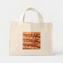 bacon tote bag