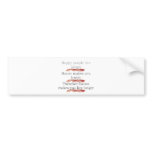 baconlogicwithbacon bumper sticker