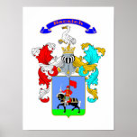 Bacsich family Hungarian Coat of Arms 11x15 poster