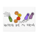 Bacteria are my friends postcards