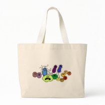 Bacteria Canvas Bags