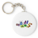 Bacteria keychains