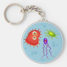 Bacteria Keychains