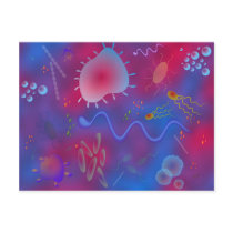 Bacteria Postcard