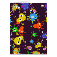 Bacteria Wallpaper Card