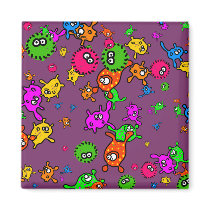 Bacteria Wallpaper magnets