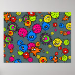 Bacteria Wallpaper Posters