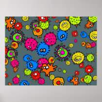 Bacteria Wallpaper Posters