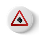Bacteria Warning Sign