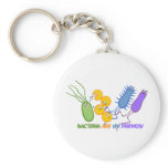 Bacterial Friends Keychain