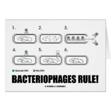 Bacteriophages Rule! (Bacteria Virus DNA) Card