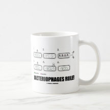 Bacteriophages Rule! (Bacteria Virus DNA) Mugs