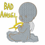 Bad Angel Baby Angel - With Text embroidered shirts
