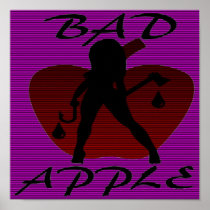 BAD APPLE BLINDS POSTER