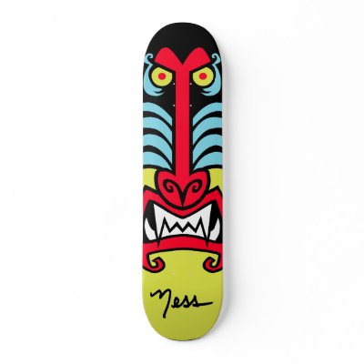 BAD ASS BABOON SKATE DECKS by NESSHEAD