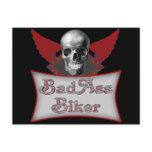 Bad Ass Biker T shirts Gifts Postcards